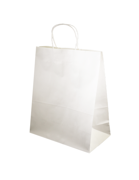 Paberkott nöörist sangadega 240x100x320 valge