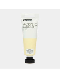 75ml acrylic paint in sing tube craft quality-Pastel Yellow