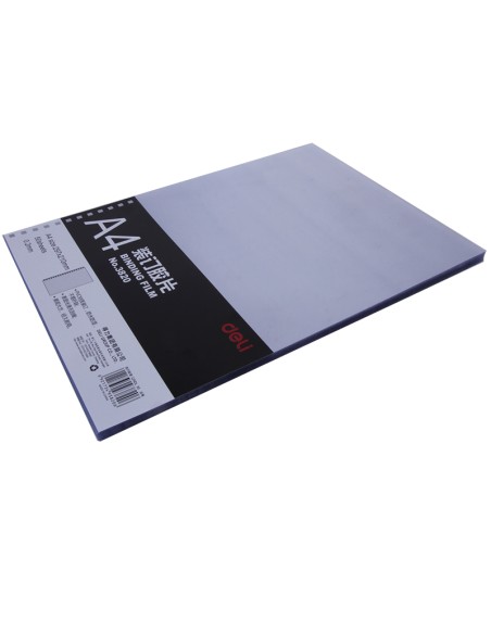 Binding Cover Size: A4;Thickness: 0.2mm TRANSPARENT