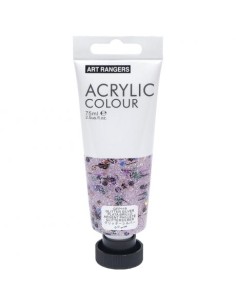 Akrüülvärv Art Rangers 75 ml tuubis Glitter-hõbedane