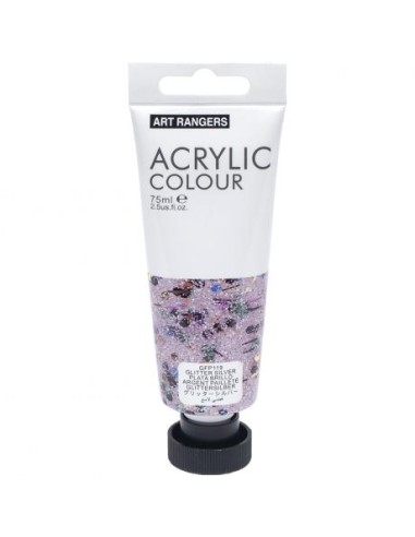 Akrüülvärv Art Rangers 75 ml tuubis Glitter-hõbedane