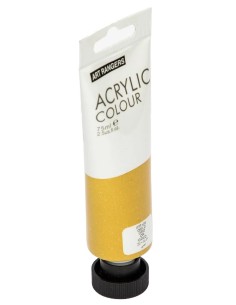 75ml acrylic paint in sing tube craft quality-Gold