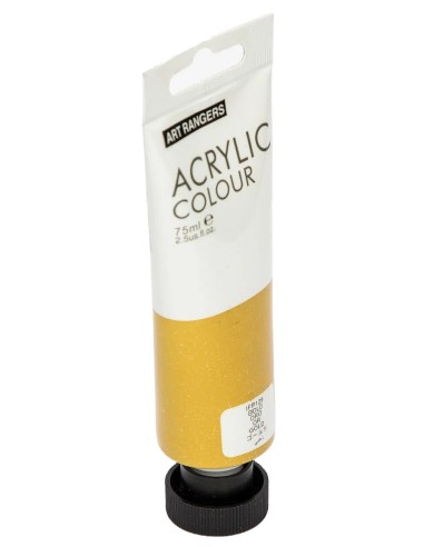 75ml acrylic paint in sing tube craft quality-Gold