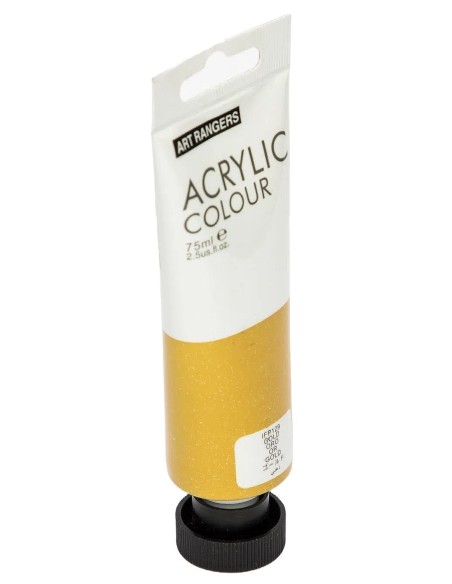 75ml acrylic paint in sing tube craft quality-Gold