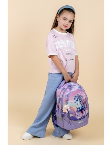 Ergonomic Schoolbag Belmil 338-87/A Bright Rainbow Unicorn