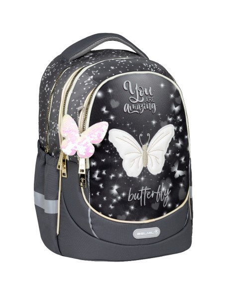 Ergonomic Schoolbag Belmil 338-87/A Amazing Butterfly