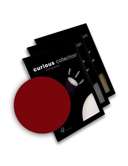 Esinduspaber Curious Red Lacquer A4/100g/50L