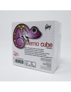Memo cube KPF College 90x90x500l, 5x5 square, glued on 1 side