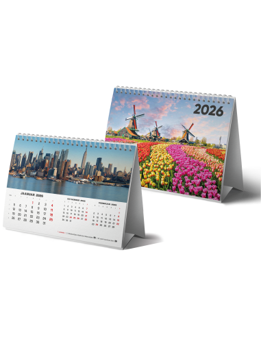 Desktop calendar College 2026 World