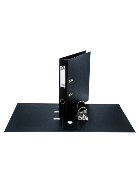 Lever arch file COLLEGE A4 40mm PP/PP black 3pcs/shrink