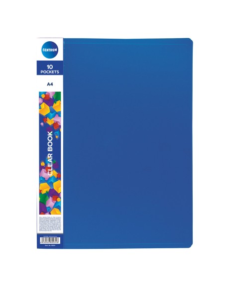 *Display book Centrum A4 10-pockets assorted colors
