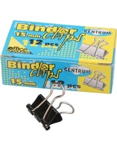 Binder clips Centrum 15mm