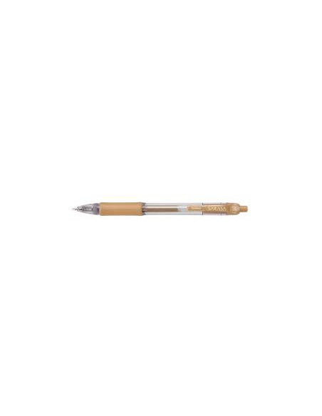 **Geelpliiats Zebra Sarasa Gel 1,0mm, pronks