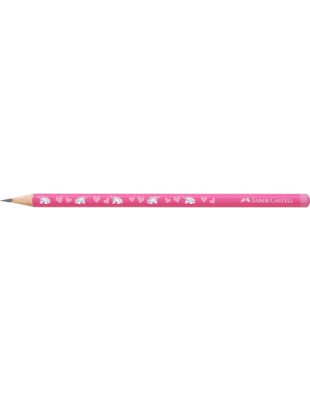 Unicorn graphite pencil, HB, pink
