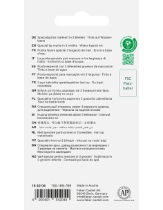 Tekstimarkerite komplekt Faber-Castell TXTLNR 4-värvi Neoon 2