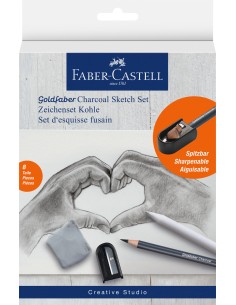 Drawing Set Goldfaber Charcoal