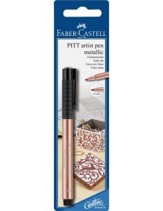 Faber-Castell Pitt Artist Pen Metallic 1.5 India ink pen, colour 252 copper