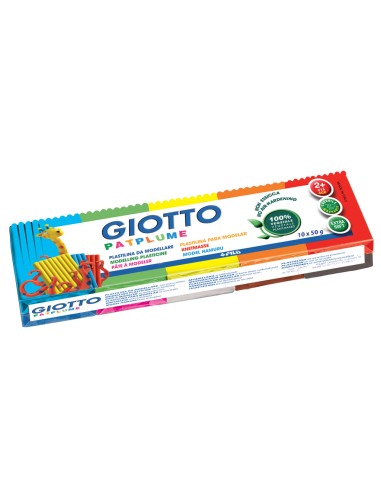 Plastiliin Giotto Patplume 10x50g
