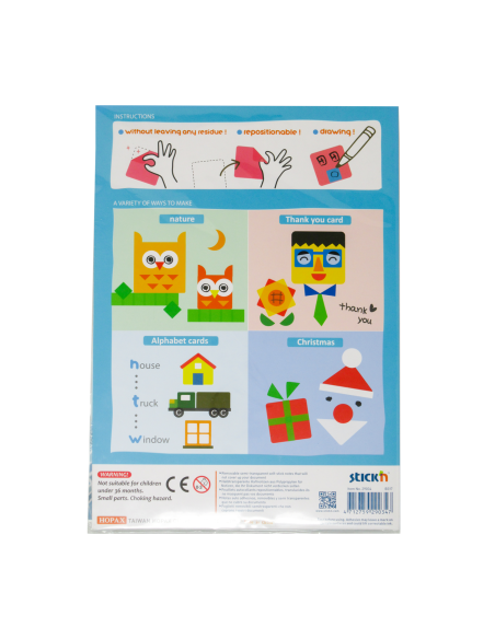 *Pildiraamat Give it a stick-Square (6 game cards/ 6 example guide sheets)