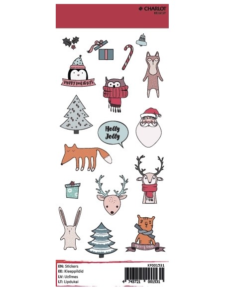 Labels Charlot (Christmas in Forest)