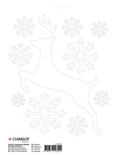 Labels Charlot Christmas deer