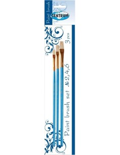 Pintslite komplekt Centrum guašši 3tk/pk (nr.2,4,6)