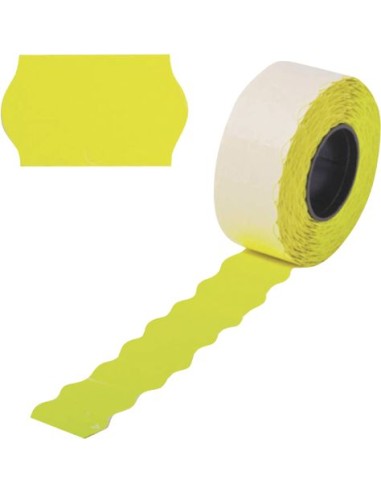 Hinnapüstolilint deVENTE 26x16mm 800tk/rl kollane