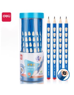 Harilik pliiats DELI HB Jumbo ergonoomiline kolmnurkne