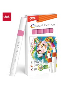 Acrylic marker DELI 25 pink