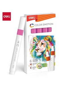 Acrylic marker DELI 46 deep pink