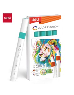 Akrüülmarker DELI 34 cyan blue