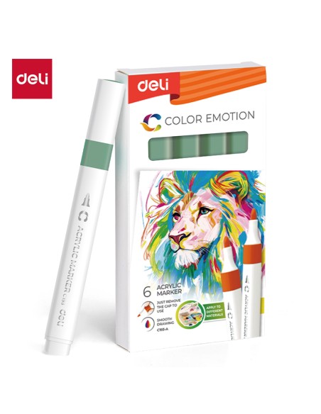 Akrüülmarker DELI 132 pale green