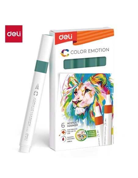 Akrüülmarker DELI 152 pastel green