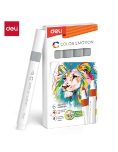 Akrüülmarker DELI 130 gray