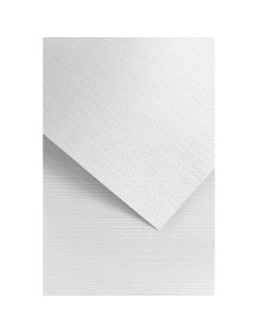 Decorative card paper Ryps white 20 pcs/box 240g/m2