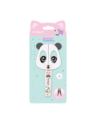 5.5" children scissors with protector, 1pc/ cardc