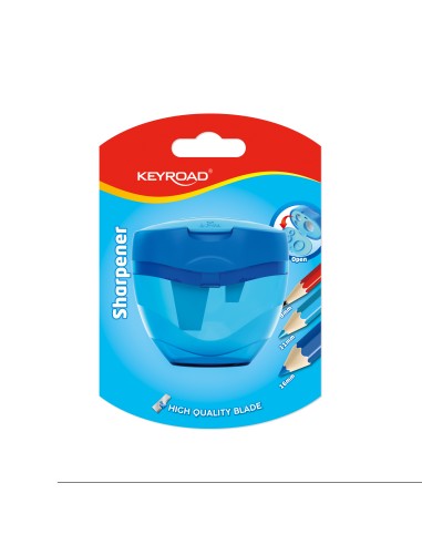 1pc 3 hole sharpener/blister card