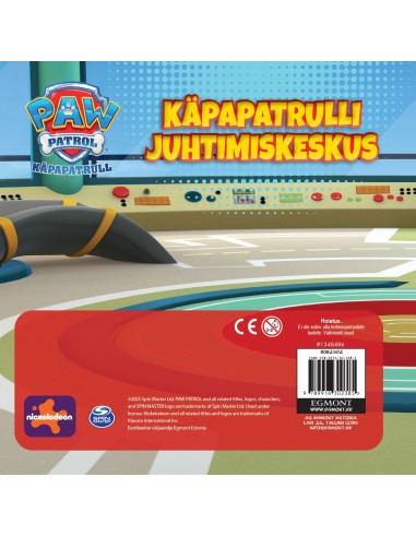 Paw Patrol. Käpapatrulli juhtimiskeskus. Pusleraamat