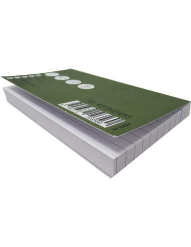 Office notepad College 50 sheets, lined, perforation on the long side,  74x128mm