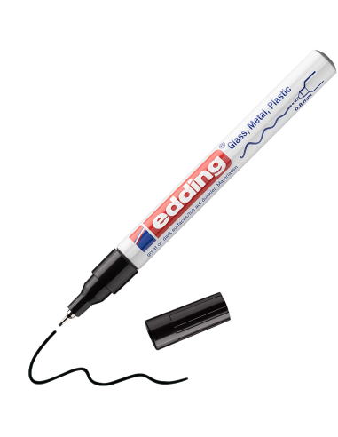 Värvimarker Edding 780 läikiv, 0.8mm, permanente, must