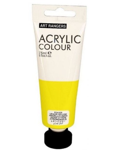 75ml acrylic paint in sing tube craft quality-Lemon Yellow
