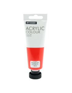 75ml acrylic paint in sing tube craft quality-Brilliant Red