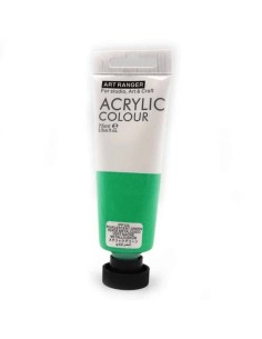 75ml acrylic paint in sing tube craft quality-Green Mid