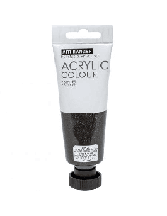 75ml acrylic paint in sing tube craft quality-Black