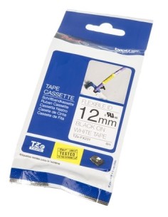 Sildilint Brother TZe-FX231, Black on White, Paindlik ID