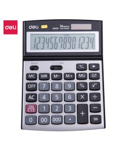 Desktop Calculator Deli Metal-14 digits Deli