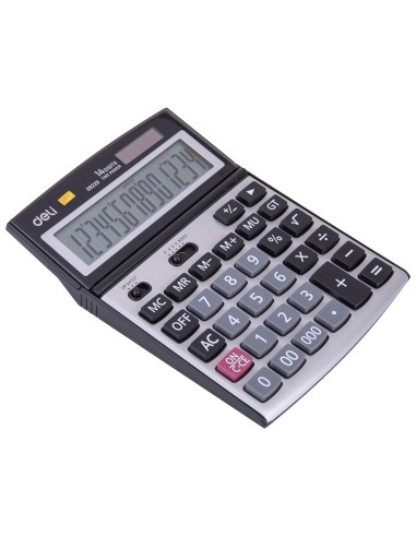 Desktop Calculator Deli Metal-14 digits Deli
