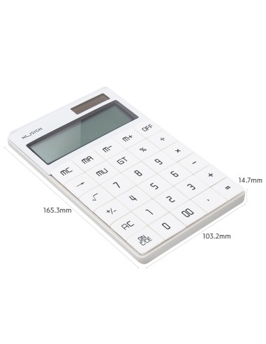 Calculator 165.3×103.2×14.7mm, 12 digits White
