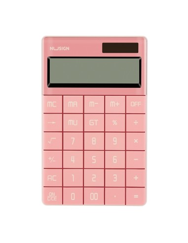 Calculator 165.3×103.2×14.7mm, 12 digits Pink