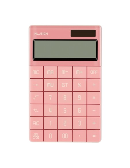 Calculator 165.3×103.2×14.7mm, 12 digits Pink